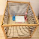 ขายกรงน้องหมา (เจ้าฟิน) เป็นไม้จริงทรงญี่ปุ่นอย่างดี สภาพ 95%