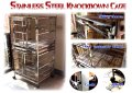 จำหน่ายกรง stainless steel น็อคดาวน์ หลายขนาดราคาถูก ทนทาน สวยงาม ง่ายต่อการใช้ง...